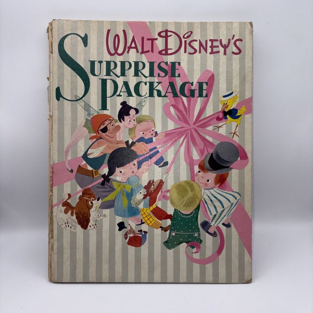 Vintage Walt Disney’s Surprise Package 1944 Fifth Printing HC